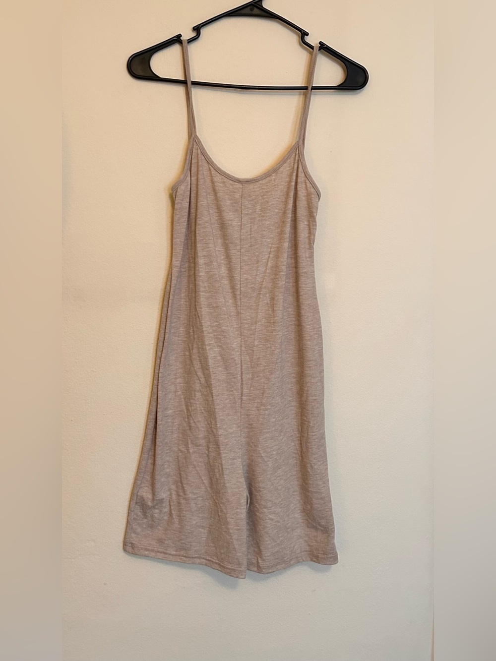 PrettyLittleThing Oatmeal Playsuit